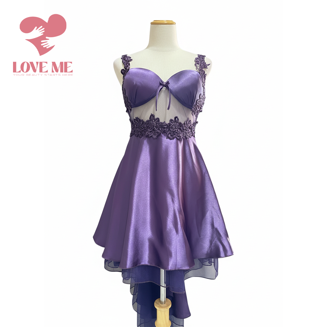 قميص نوم بنفسجي